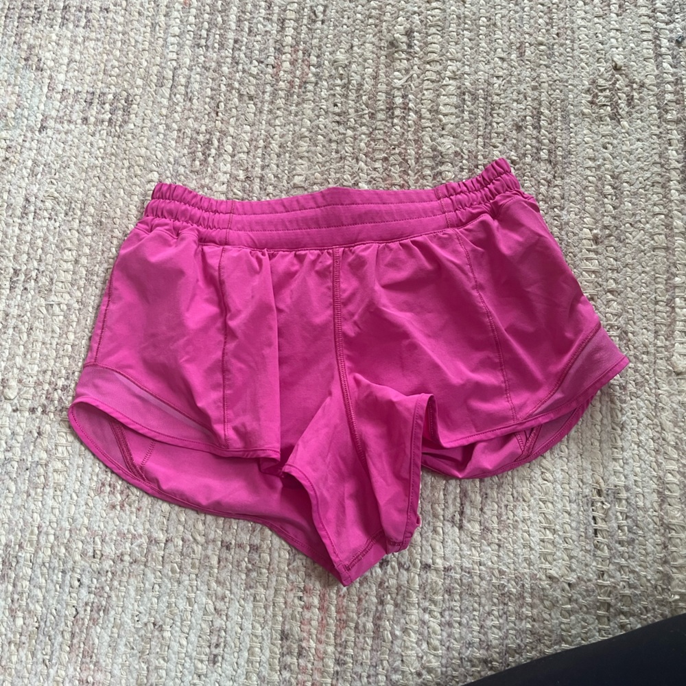 RARE sold out sonic pink Lululemon shorts